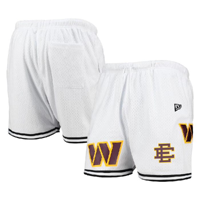 Men's Washington Commanders Pro White/Red Shorts Men's Washington Commanders Pro White/Red Shorts
